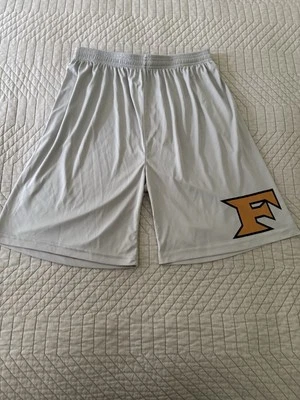 Pantalones cortos de béisbol Five Star National grises para hombre talla grande Foto 1 de 4