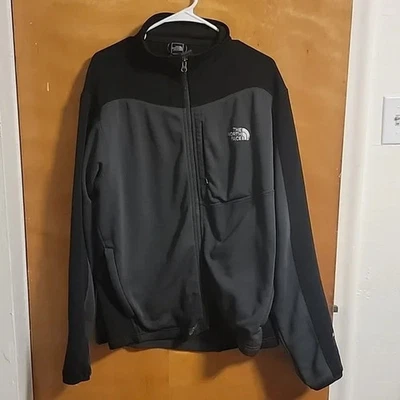 XL North Face TKA Stretch Full Zipper Jacket 3 Pocket Chest Pock Outdoor Fleece - Image 1 of 4