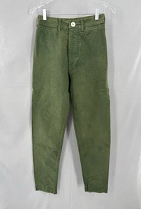 Jesse Kamm Olive Green Handy Pants Organic Cotton USA Size 2 - Picture 1 of 9