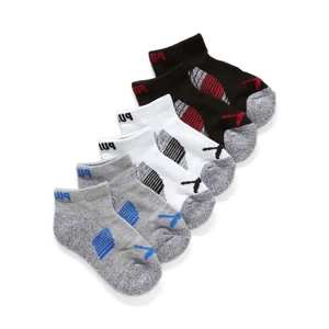 PUMA Half Terry 3Pack Low Cut Socks Youth Boys Size 5-6.5 Socks 85947202 - Picture 1 of 1