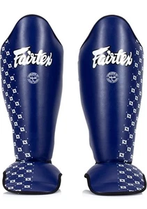 Fairtex SP5 Muay Thai Shin Guards for Men, Women, Kids | X-Small, Blue - Picture 1 of 4