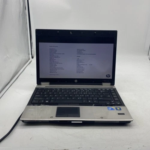 Portátil HP EliteBook 8440P Intel I5-M520 2,4 GHz 4 GB RAM 250 GB HDD SIN SISTEMA OPERATIVO Foto 1 de 4