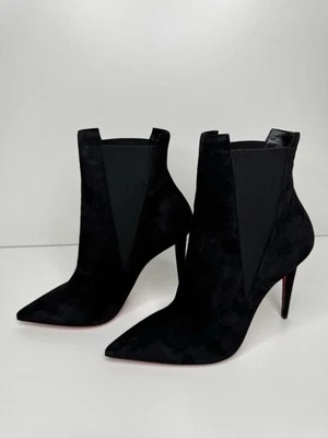 Botines Christian Louboutin Astrid 100 Terciopelo Talla 40 ¡Nunca Usados! Foto 1 de 4