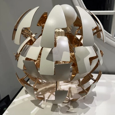 Ikea Pendant Lamp Lightshade White COPPER 35cm Death Star Lampshade - Image 1 of 4