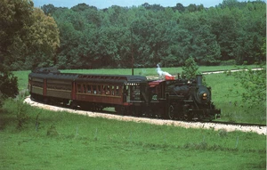 Zug Texas State Railroad Lok 400 Dampfer Mikado Typ 2-8-2 Postkarte - Bild 1 von 2