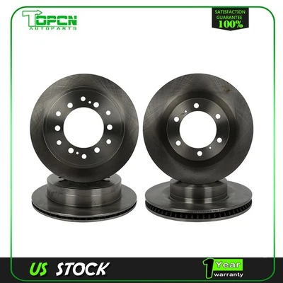 Front & Rear Brake Rotors For 2010 2011 2012 2013 2014 2015 - 2018 LEXUS GX460 Foto 1 de 4