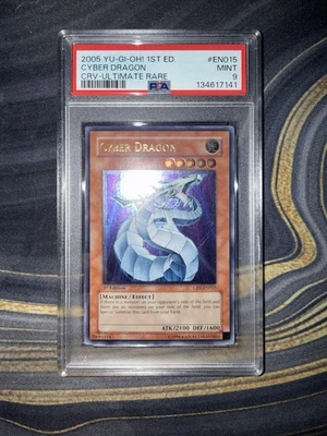 Cyber Dragon, Ultimate Rare (CRV-EN015), 1st Edition, PSA 9 - Image 1 of 2