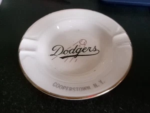 DODGERS VINTAGE COOPERSTOWN,N Y ASHTRAY - Picture 1 of 1
