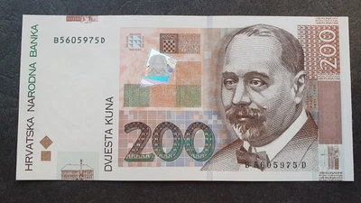 CROACIA 200 kunas 2012, P-42b, UNC, perfecto Foto 1 de 4