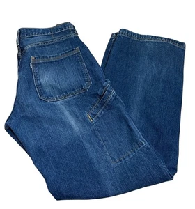 Jeans de carpintero vintage Levis con lengüeta plateada para hombre talla 34x36 Y2K - Imagen 1 de 7