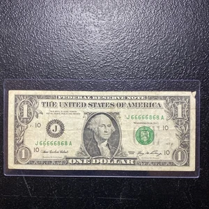 💎 2006 $1 FANCY ✨ BINARY NOTE ✨ 8@6s 88868666 D/T FLIPPER Rare - Picture 1 of 4