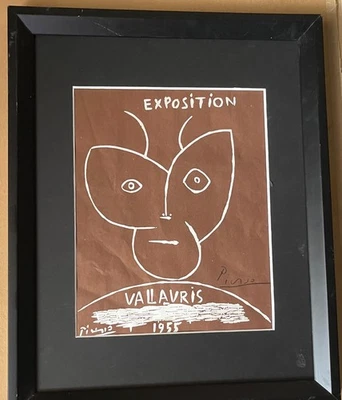 毕加索签名平版画海报 1955 年展览 — 第 1/4 张图片