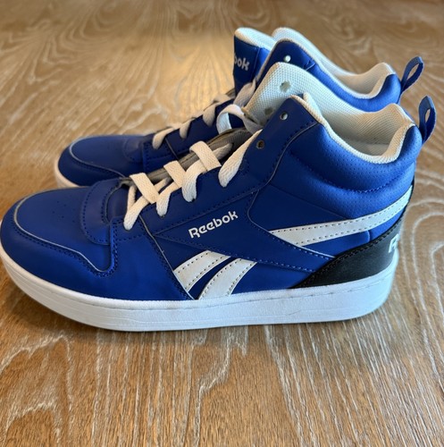 REEBOK Royal Prime Midi Blu Bianco Sneakers Sportive Giovanili Taglia 4 5Y