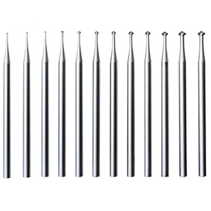 12 piezas 90º rebabas duras - vástago de 3/32 pulgadas 90 grados corazón fresas joyería 8017 - Imagen 1 de 5