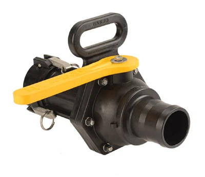 Banjo 3 Inch Full Port Easy-Fill Poly Valve With Carry Handle - VSBHB305FP - Image 1 of 4