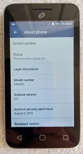 Alcatel Pixi Unite A466BG (TracFone) Android Smartphone - Black with accessories - Picture 1 of 4