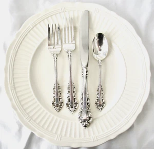 Gorham Medici Sterling Silver 4 Piece Place Setting VTG 1971 No Mono L@@K WoW! - Picture 1 of 3