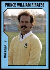 1985 TCMA Prince William Pirates Mike Folga Prince William Pirates #12