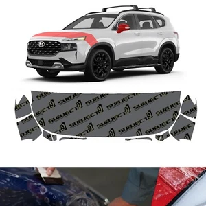 21-23 Santa Fe XRT Pre-Cut Hood Fender Paint Protection Clear Film PPF bra wrap - Picture 1 of 7