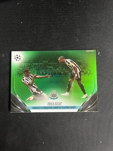 2023-24 Topps UEFA CC Toon Army Alexander Isak & Joe Willock Green /99 - Zdjęcie 1 z 2