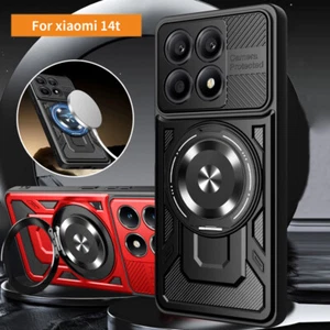 Custodia antiurto per Xiaomi 14T Redmi Note 14 13 Pro Armor supporto magnetico - Foto 1 di 18