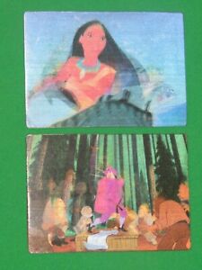 1995 Skybox Disney Pocahontas INSERT LENTICULAR Moving Animation 2 Card Set! 