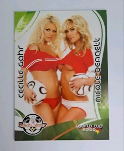2006 Bench Warmer World Cup Soccer #H81 Cecille Gahr/Nicole Bennett - Picture 1 of 3