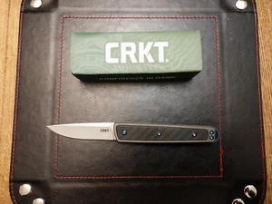 CRKT Symmetry Knife GRN Handle 8Cr13Mov SS Blade IKBS B.B. Pivot 2.5 O.Z. - Picture 1 of 6
