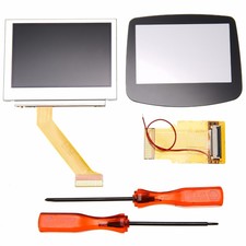 For GameBoy Advance GBA SP AGS-101 MOD LCD Backlight Kit 32/40 Pin +Screen Cover