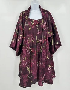 Vestido Sophia by Delicates Lencería Satén Transparente Kimono De Colección y Vestido de Noche - Imagen 1 de 12
