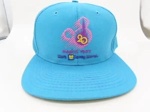 1991 Walt Disney World 20 Magical Years Teal Snapback Baseball Hat Cap - Picture 1 of 14