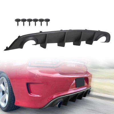 For 2015-23 Dodge Charger SRT Factory Style Rear Diffuser Bumper Valance Lip PP Foto 1 de 4