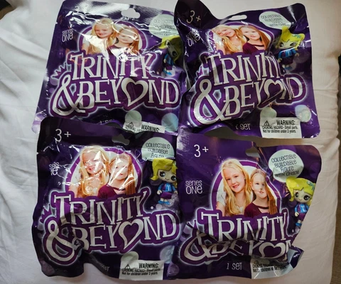 Lot Of 4 Trinity & Beyond Series 1 Surprise Collectible Buildable Figures Cover