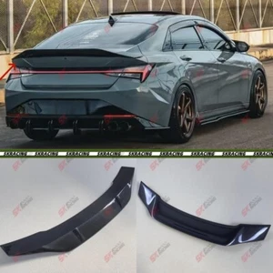 Fits 21-25 Hyundai Elantra Forged/Carbon Fiber/Unpainted Rear Trunk Spoiler Wing - Bild 1 von 25
