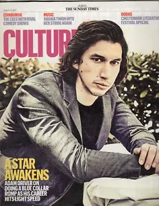 ADAM DRIVER UK The Sunday Times Culture Magazine August 13 2017 A STAR AWAKENS - Picture 1 of 1