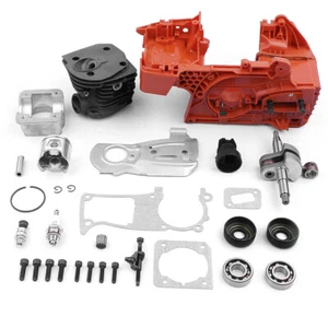 For Husqvarna 350 340 345 44mm Chainsaw Crankcase Piston Cylinder Motor Kit NEW - Picture 1 of 7