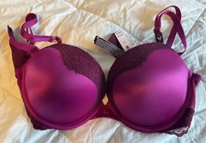 New with tag Victoria's Secret Purple Lace Very Sexy Push Up size 34D ret $60 - Picture 1 of 3