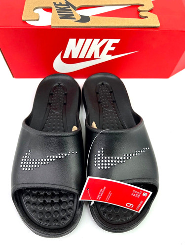 Nike Victori One Shower Slide da donna nere nuove con etichette taglia 9 US CZ7836 001 NUOVE!