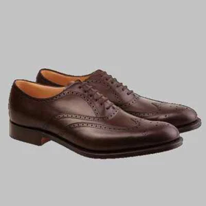 NEW CHURCH´S shoes BERLIN 6177 polished binder brown brogue oxford US 7M UK 6M - Picture 1 of 4