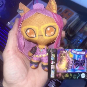 Mattel Monster High Clawdeen Wolf 4" Plush Doll Toy New 2022 With Tag - Picture 1 of 4