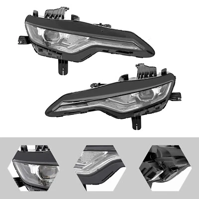 For 2019-2024 Chevrolet Camaro SS 1SS 2SS RS Full LED Headlights Lamps L+R Side — 第 1/4 张图片