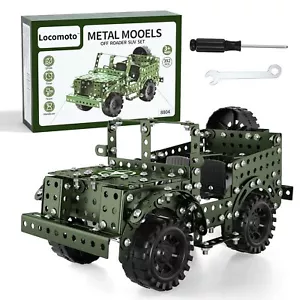 Metal Model Car Kits - 392 Pcs Erector Set Toys for Ages 8-13 STEM Projects f... - Picture 1 of 7