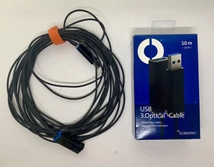 USB 3.Optisches Kabel Glasfaserkabel 10m 33ft Corning - Bild 1 von 3