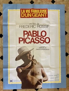 PABLO PICASSO AFFICHE DU FILM DE FRÉDÉRIC ROSSIF 120x160 cm - Afbeelding 1 van 3
