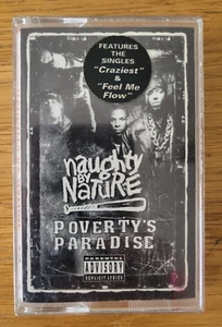 Naughty by nature -Poverty's paradise - Original Cassette - 1995 - RARE - Picture 1 of 4