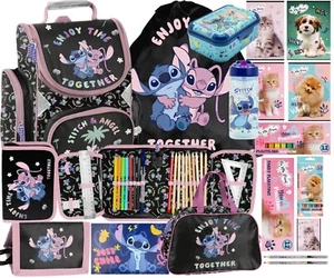 18tlg Lilo und Stitch Schulranzen set Schulrucksack Reisetasche fur madchen - Bild 1 von 14