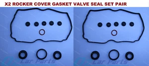 X2 ROCKER COVER GASKET SEAL SET FOR Subaru FORESTER SF5 SG9 1998-2007 PAIR - Picture 1 of 8