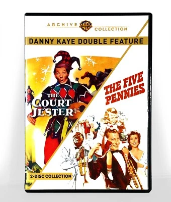The Court Jester/ The Five Pennies (2-Disc DVD, 1955/1959) Like New ! Danny Kaye - Image 1 of 4