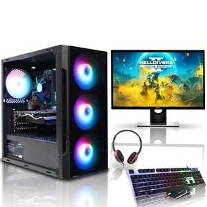 Gaming PC Bundle i5 4th Gen - 16GB RAM / 1TB + 240GB SSD / GTX 750 Ti - Wins 10 - Picture 1 of 7