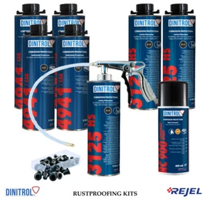 KIT DE LITROS A PRUEBA DE ÓXIDO CON ALTO CONTENIDO DE SÓLIDOS DE DINITROL PARA COCHE MEDIANO - Imagen 1 de 2